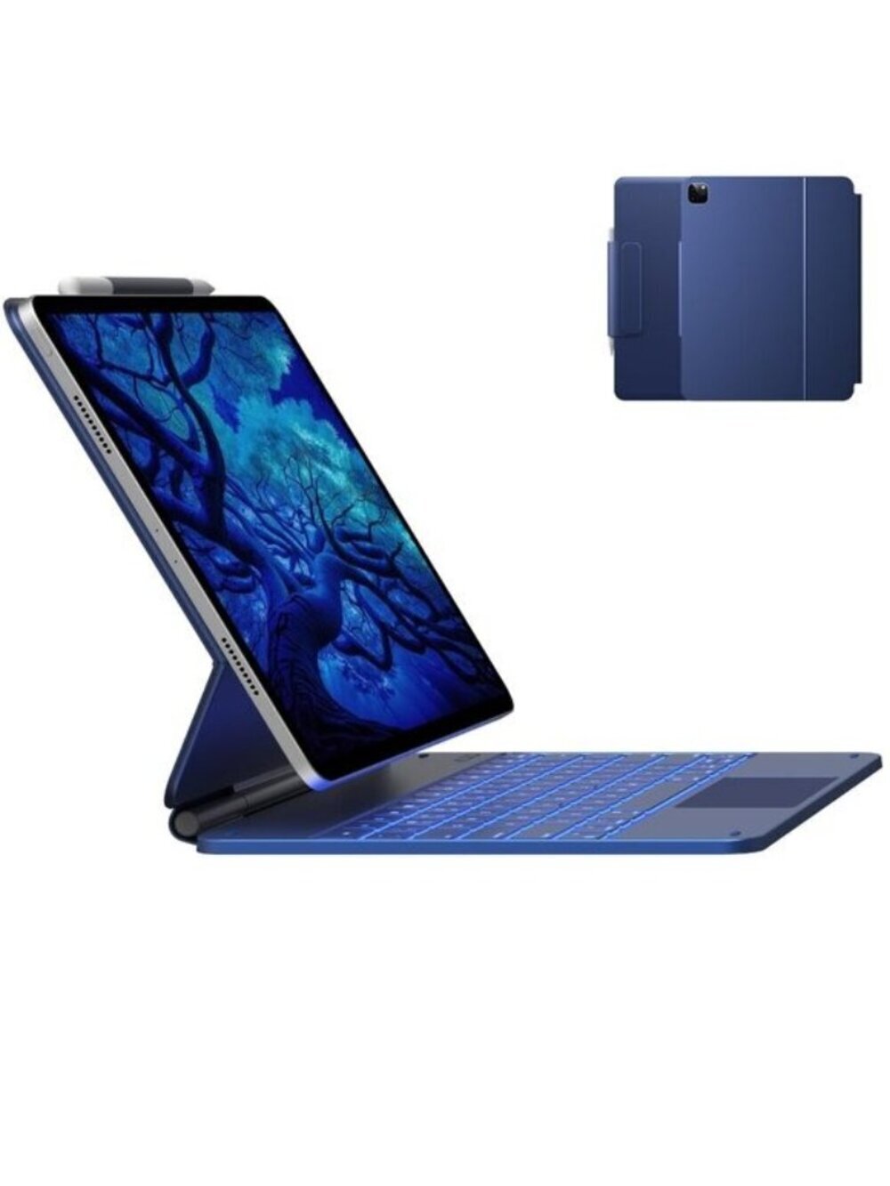 Typecase Edge Keyboard Case for iPad Air 13" (M3/M2) & iPad Pro 12.9" 3rd-6 Gen